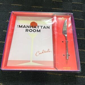 Kate Spade for Lenox glass plate and cheese knife NWT